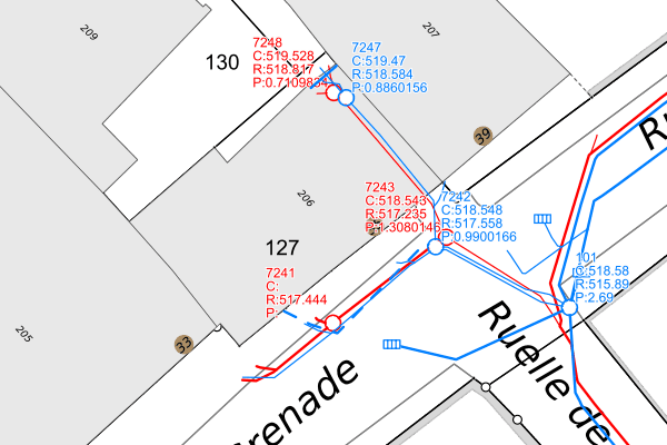 Réseau de l'assainissement