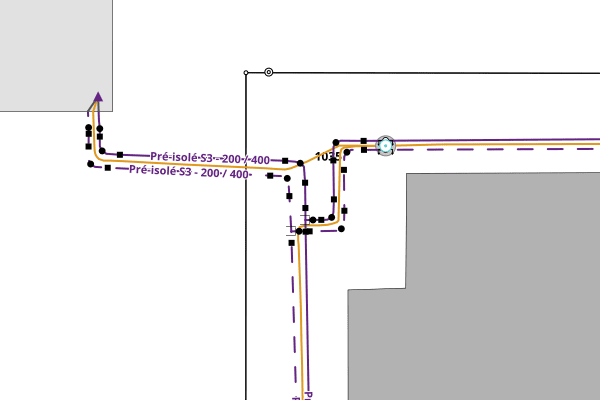 Réseau de chauffage à distance