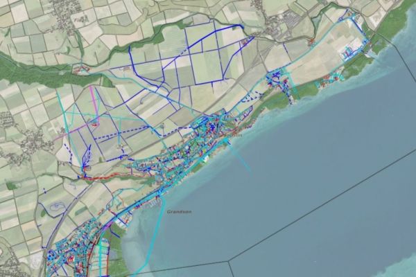 Plan cadastre souterrain