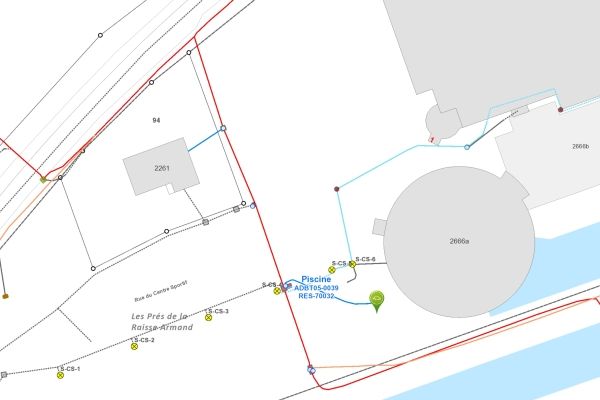 Plans du réseau multimédia et électrique