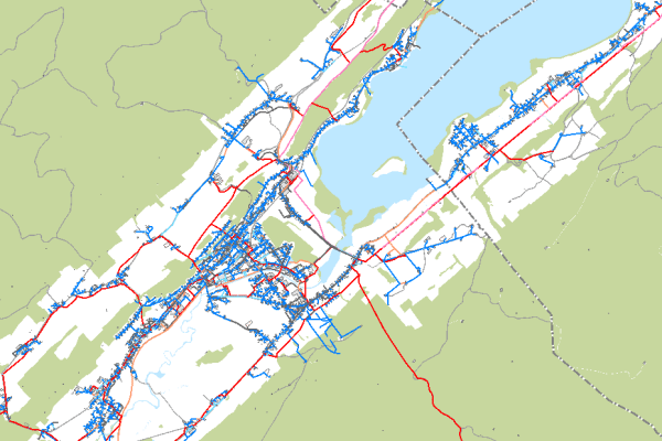 Plans du réseau multimédia et électrique