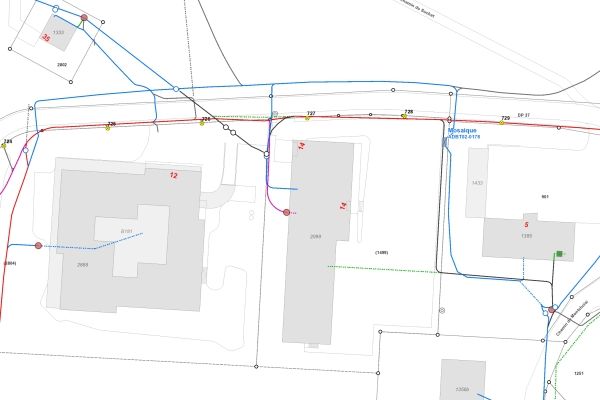 Plans du réseau électrique