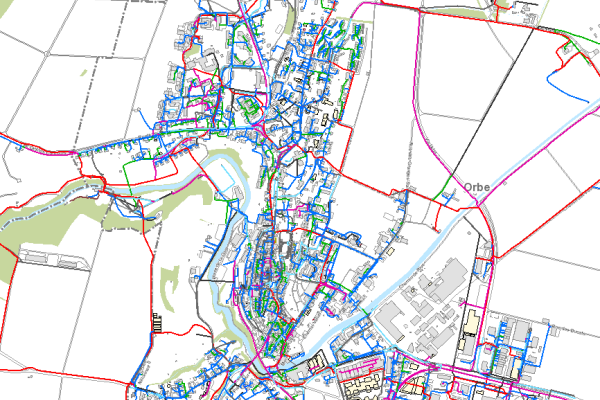 Plans du réseau électrique